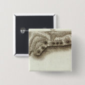 Andorra Vierkante Button 5,1 Cm (Voorkant /achterkant)