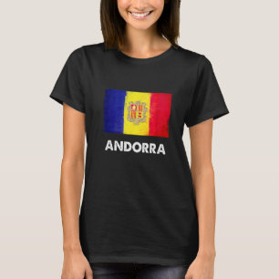 Andorra Vlag  Andorraans  1 T-shirt