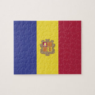 Andorra vlag legpuzzel