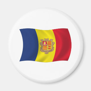 Andorra Vlag Magneet