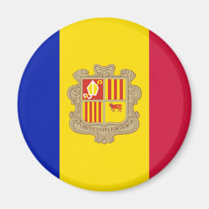 Andorra-vlag Magnet Magneet