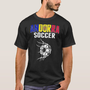 Andorra Voetbal In Net Andorra Voetbal Supp T-shirt