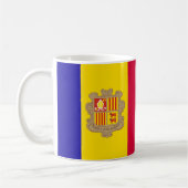 Andorre Drapeau café Mug (Gauche)