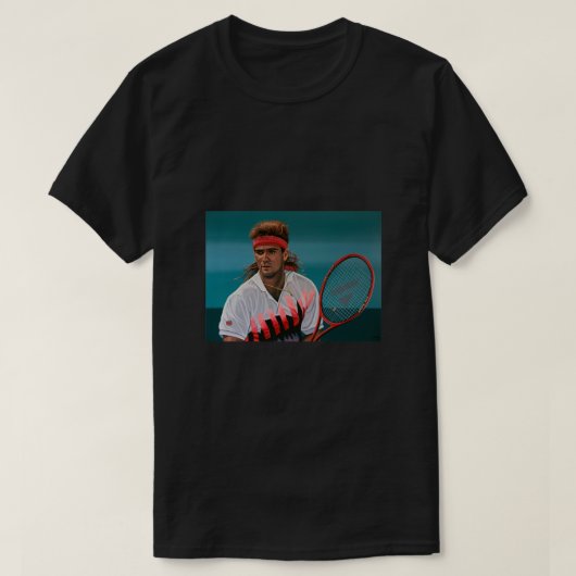 Andre Agassi Painting Classic T-shirt (Design voorkant)