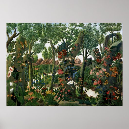 Andre Bauchant -  paradijs Poster (Voorkant)