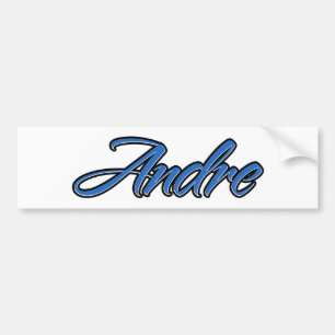 André Blue Autocollants