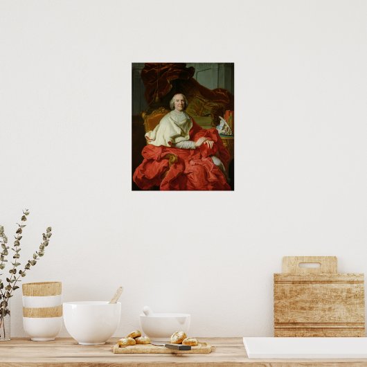 Andre Hercule de Fleury 1728 Poster (Keuken)