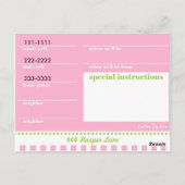 Andrea Babysitter Briefkaart (Achterkant)