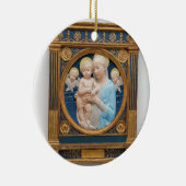 Andrea Della Robbia c1485 Madonna en kind Keramisch Ornament (Rechts)