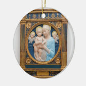 Andrea Della Robbia c1485 Madonna en kind Keramisch Ornament (Links)