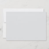 Andrea Gray Elegant Wedding Kaart (Achterkant)