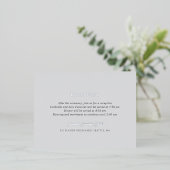 Andrea Grey Elegant Wedding Foil Carte de boîtier (Debout devant)