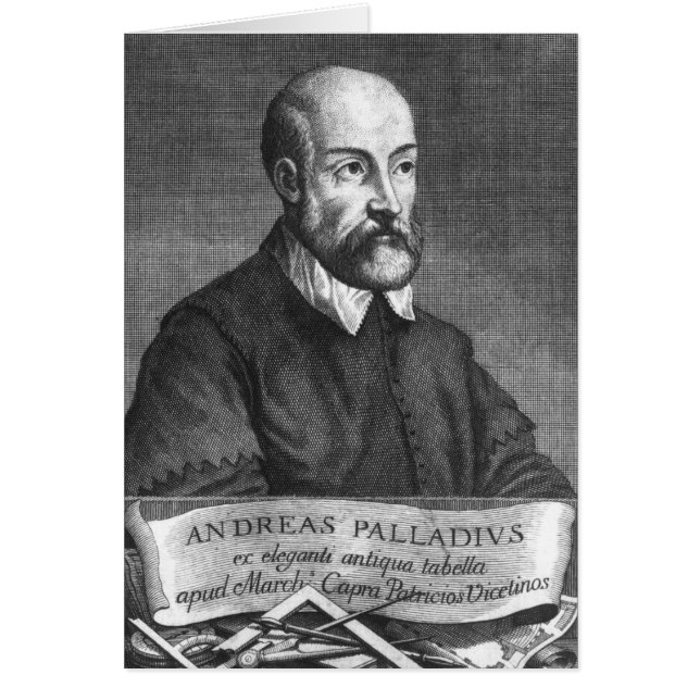 Andrea Palladio gegraveerd door Francesco (Voorkant)