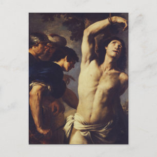 Andrea Vaccaro H. Sebastiaan Barokke Kunst Briefkaart