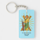 Andreas de apostel / Judas Thaddeus Sleutelhanger (Voorkant)