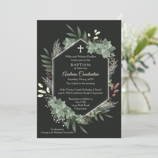 Andreas Uitnodiging Eén (Staand voorkant)