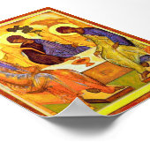 Andrei Rublev - Heilige Trinity Poster (Hoek)