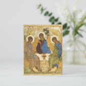 Andrei Rublev Iconic Trinity Angels Abraham Bijbel Kaart (Staand voorkant)