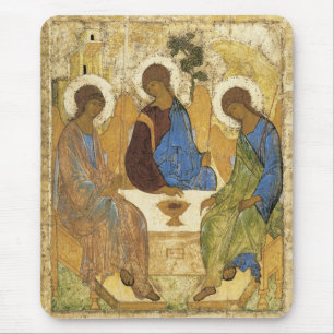 Andrei Rublev Iconic Trinity Angels Abraham Bijbel Muismat