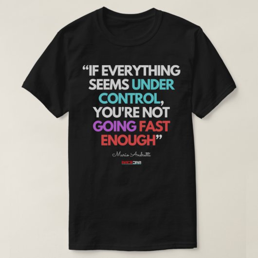 ANDRETTI Quote T-shirt (Design voorkant)