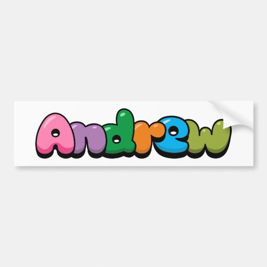 Andrew Bumpersticker (Voorkant)