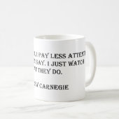Andrew Carnegie Cote Mug (Devant droit)