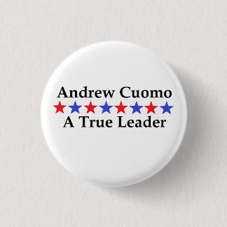 Andrew Cuomo A True Leader Ronde Button 3,2 Cm