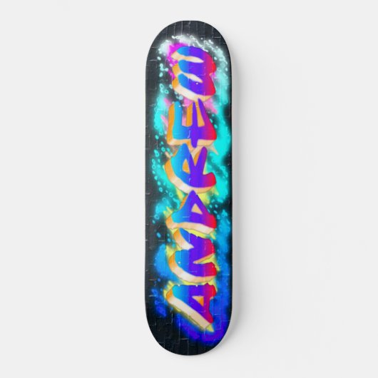 ANDREW Customisé Graffiti Skateboard (Recto)