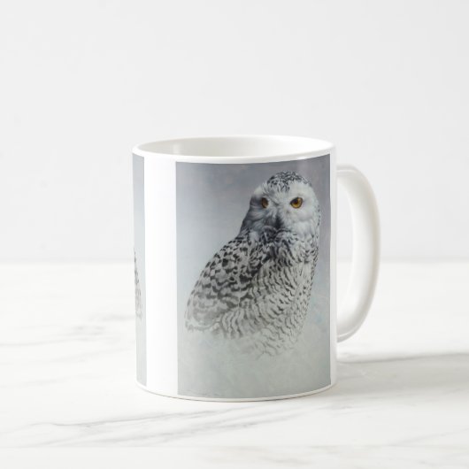 Andrew Denman Snowy Owl Mok (Voorkant rechts)