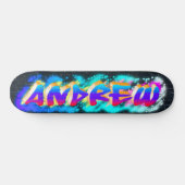 ANDREW Gepersonaliseerd Graffiti Skateboard (Horizontaal)