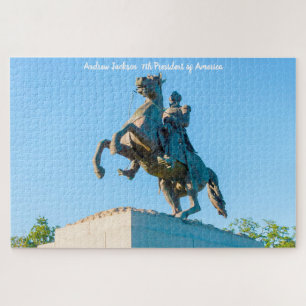 Andrew Jackson 7e President van Amerika. Legpuzzel