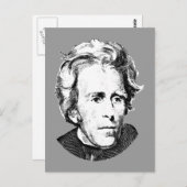 Andrew Jackson Briefkaart (Voorkant / Achterkant)
