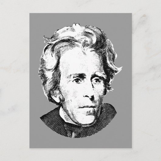 Andrew Jackson Briefkaart (Voorkant)