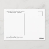Andrew Jackson Briefkaart (Achterkant)