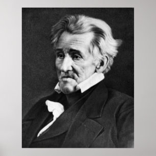 ANDREW JACKSON Daguerreotype door Mathew Brady Poster