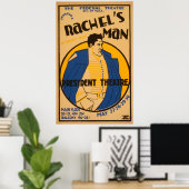 Andrew Jackson Drama Poster vintage WPA 1937 (Bureau à domicile)