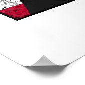 Andrew Jackson en de Amerikaanse vlag Poster (Hoek)