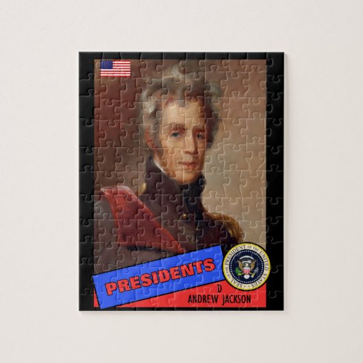 Andrew Jackson-honkaarten Legpuzzel (Verticaal)