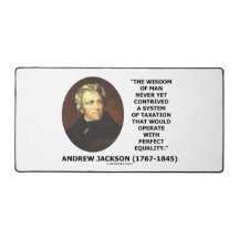 Andrew Jackson La Sagesse Contrevient L'Égalité Fi