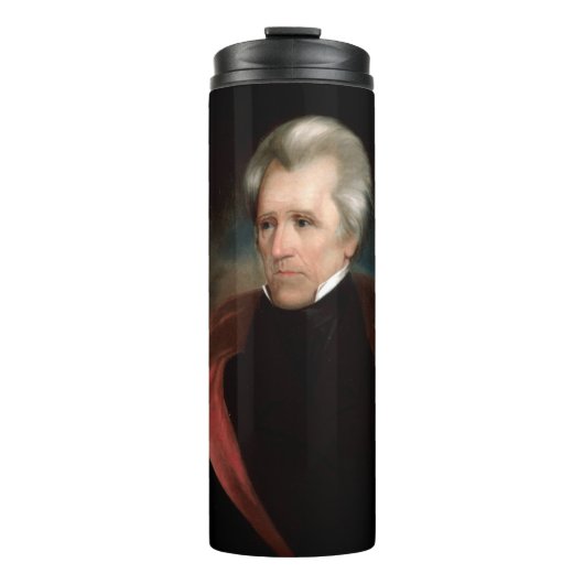 Andrew Jackson Portrait Thermosbeker (Voorkant)