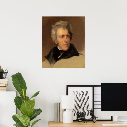 Andrew Jackson - Poster d'art Thomas Sully (Bureau à domicile)