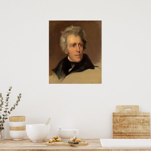 Andrew Jackson - Poster d'art Thomas Sully (Cuisine)