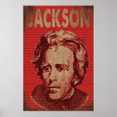 Andrew Jackson Poster (Rouge) (Devant)