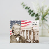 Andrew Johnson - 17e President van de VS Briefkaart (Staand voorkant)