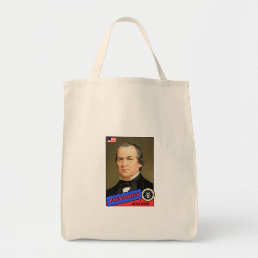 Andrew Johnson Baseball Card Tote Bag (Voorkant)