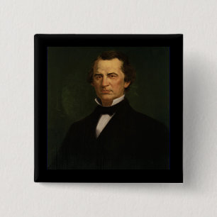 Andrew Johnson Vierkante Button 5,1 Cm