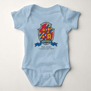 Andrew jongens naam & betekenis ridders schild romper