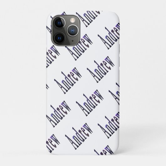 Andrew Naam in Nebula Blue, Case-Mate iPhone Case (Achterkant)