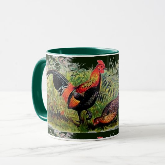 Andrew Neale Red Oerwoud Fowl Mok (Voorkant links)