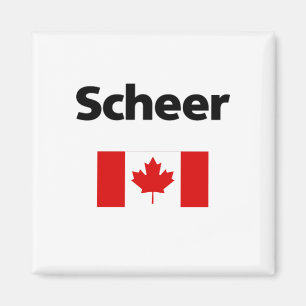 Andrew Scheer Canada Canadese vlag lichtkleur Magneet